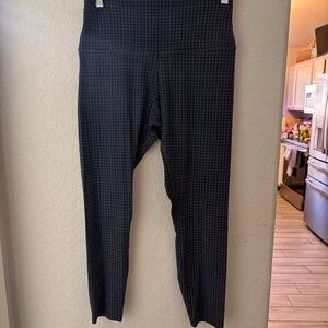 Lululemon Athletica Navy Patterned Leggings